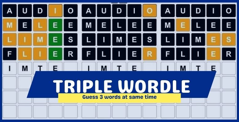 Triple Wordle